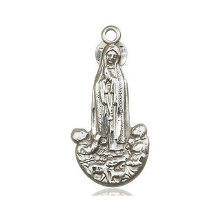 Pewter Our Lady of Fatima Medal
