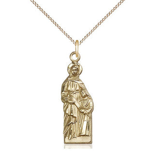 14kt Gold Saint Ann Medal