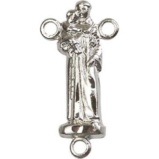 Silver Plate Saint Anthony Rosary Center Rosary Center