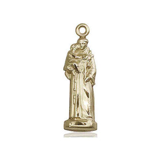 14kt Gold Saint Anthony Medal