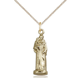 14kt Gold Saint Anthony Medal