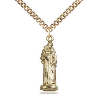 14kt Gold Saint Anthony Medal
