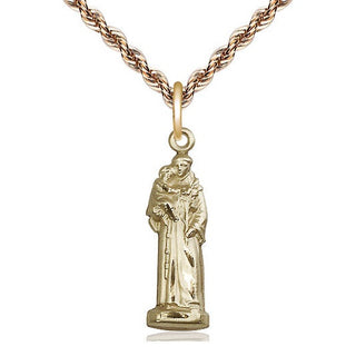 14kt Gold Saint Anthony Medal