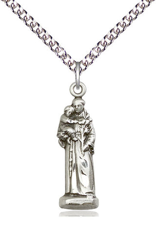 Sterling Silver Saint Anthony Medal Catholic Jewelry
