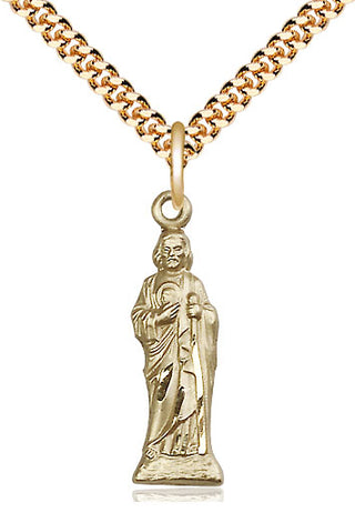 14kt Gold Filled Saint Jude Medal Catholic Jewelry