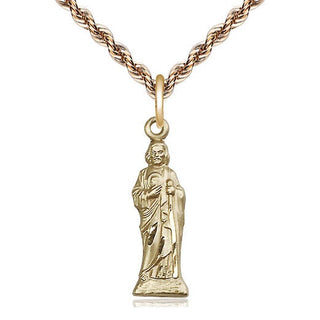 14kt Gold Filled Saint Jude Medal Catholic Jewelry
