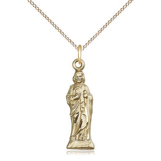 14kt Gold Saint Jude Medal
