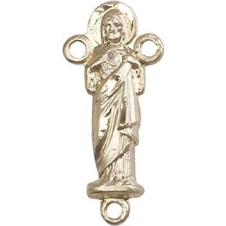 14kt Gold Filled Sacred Heart Rosary Center Rosary Center