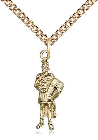 14kt Gold Saint Florian Medal