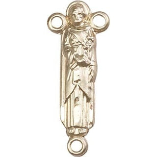 14kt Gold Saint Joseph Rosary Center Rosary Center