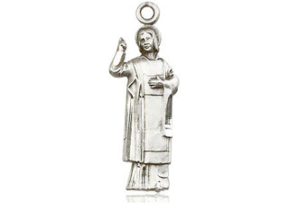 Sterling Silver Saint Stephen Medal Catholic Jewelry