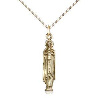 14kt Gold Madonna & Child Medal