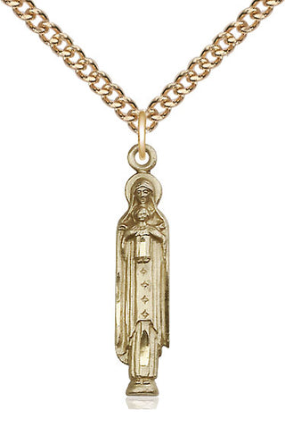 14kt Gold Madonna & Child Medal
