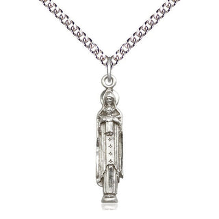 Sterling Silver Madonna & Child Medal Catholic Jewelry