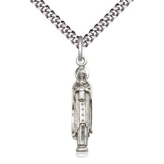 Sterling Silver Madonna & Child Medal Catholic Jewelry