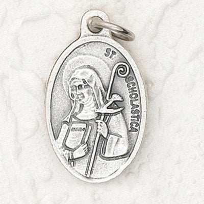 25-Pack - Oxidized Pendant-St Scholastica