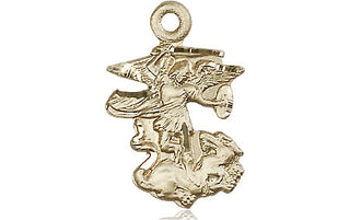 14kt Gold Filled Saint Michael the Archangel Medal