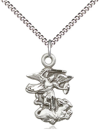 Pewter Saint Michael the Archangel Medal Religious Jewelry