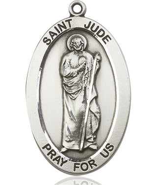 Sterling Silver Saint Jude Medal Catholic Jewelry