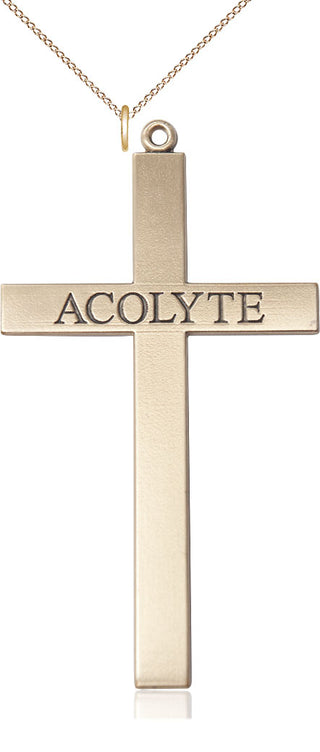 14kt Gold Acolyte Cross Medal