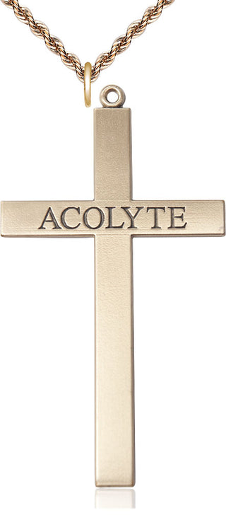 14kt Gold Acolyte Cross Medal