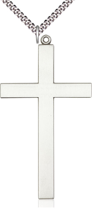 Sterling Silver Cross Medal Catholic Jewelry