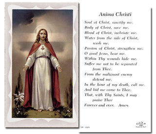 100-Pack - Anima Christi Holy Card With Prayer