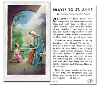 100-Pack - St Anne Holy Card With Prayer