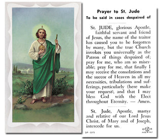 100-Pack - St Jude Holy Card With Prayer