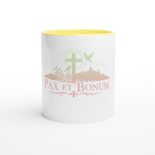 Pax et Bonum Dove Color Mug