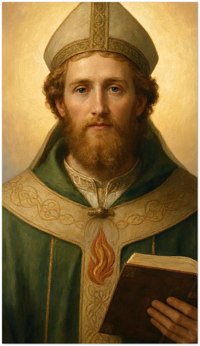 St. Aidan of Lindisfarne Holy Cards