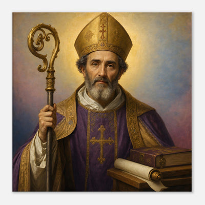 St. Germanus of Auxerre - Devotional Canvas