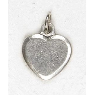 Bulk Silver Tone Heart Charm