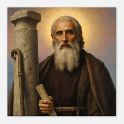 St. Simeon Stylites the Elder - Devotional Canvas