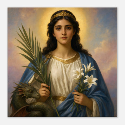 St. Margaret of Antioch - Devotional Canvas