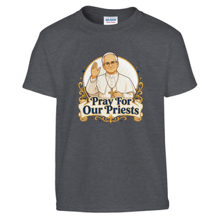 Pray for Our Priests Pope Francis Kids T-Shirt - view 5