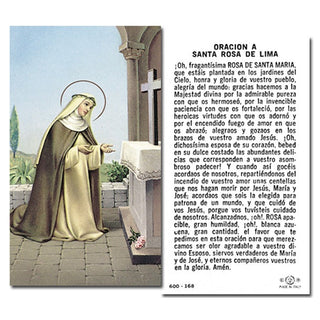 100-Pack - Santa Rosa Holy Card