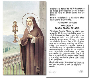 100-Pack - Santa Clara Holy Card
