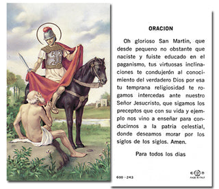 100-Pack - St Martin Caballero Holy Card