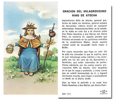 100-Pack - Sto Nino De Atocha Holy Card