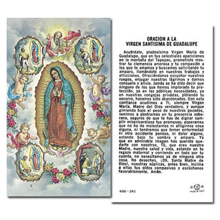 100-Pack - Our Lady Of Guadalupe Spanish Holy Card