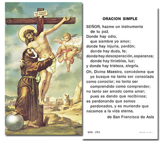 100-Pack - San Francisco Con Crucificcion Holy Card