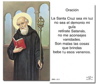 100-Pack - Saint Benedict Holy Card