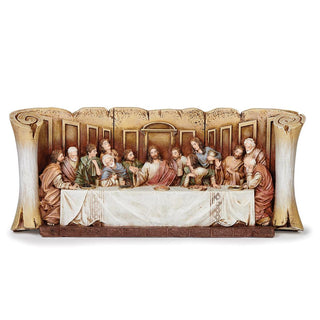 5.25-Inch The Last Supper Scroll Tabletop 12.5-Inch