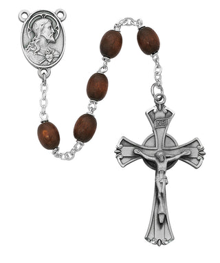 6X8MM Brown Wood Rosary