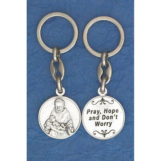 6-pack - Saint Padre Pio Token Keyring