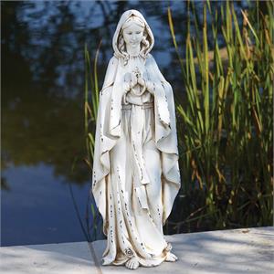 23-Inch Our Lady Of Lourdes Garden Statue - View 2