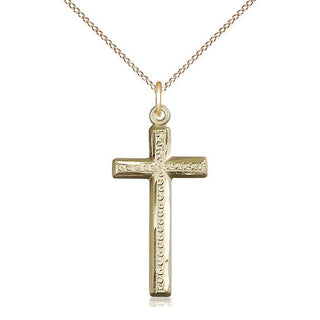 14kt Gold Cross Medal