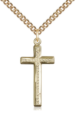 14kt Gold Cross Medal
