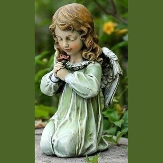 12" Kneeling Angel Statue